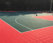 Hebei Military outdoor basketball courts