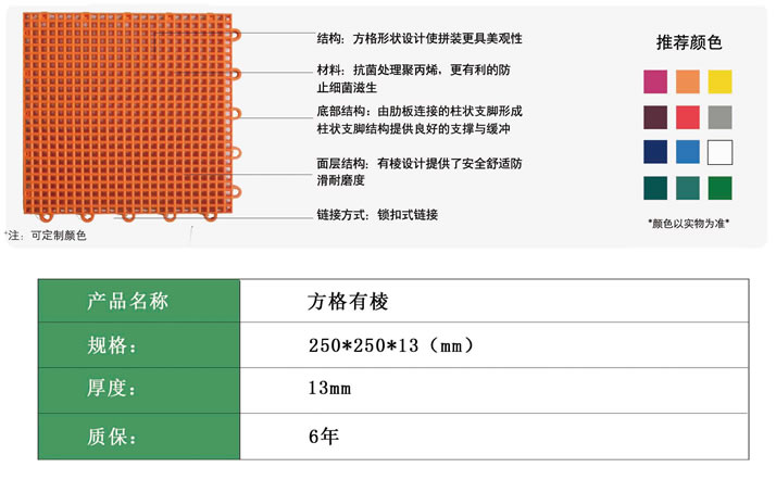 方格有棱